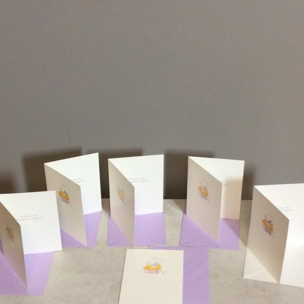 Dozen Colorful Greeting Card Set